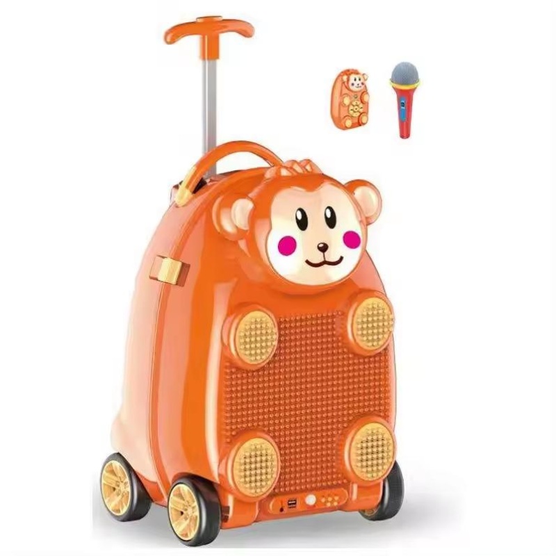 Fashion Travel Trolley Luggage Remote Control Suitcase Music Kids Travel Luggage – Luggage and Luggage Set price
