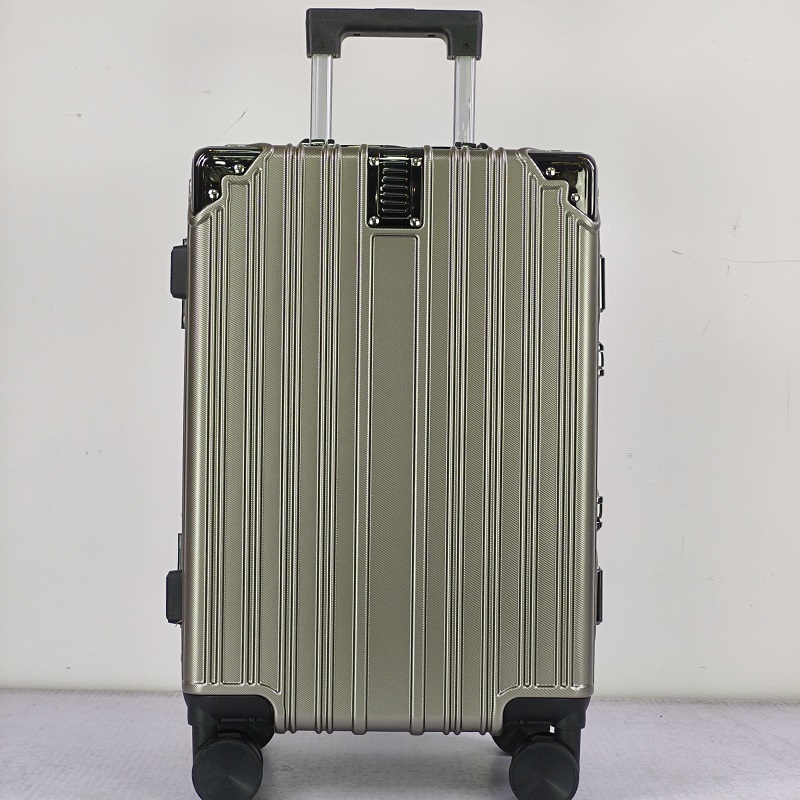Luxury Aluminium Frame Trolley Koffer Hard Shell Luggage with Cup Holder – Trolley Koffer and Aluminium Luggage price