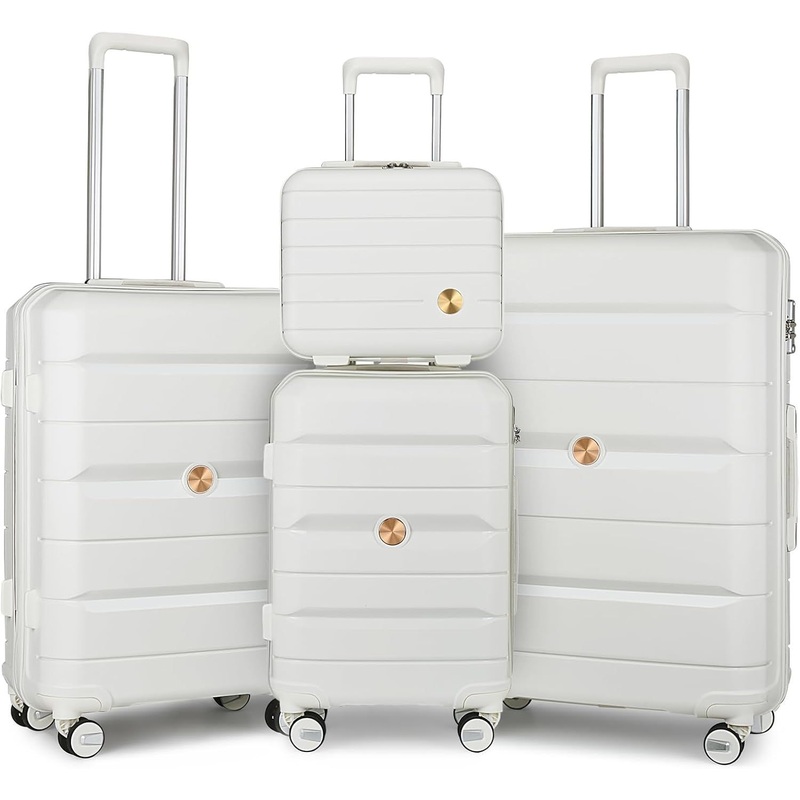 Luxury Aluminum Business Case – Built-in Digital Scale & Power Bank Slot – Luggage Bag Sets and PP Luggage price