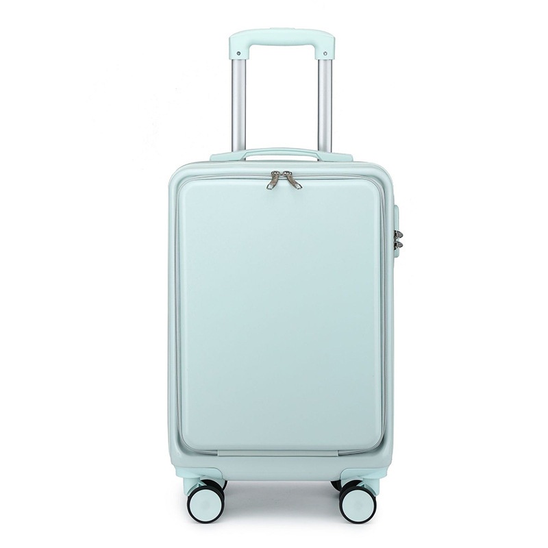 New Design Carry on Luggage with Customized Logo Portable Travel Suitcase Front Open Trolley Case – Suitcases and Luggage price