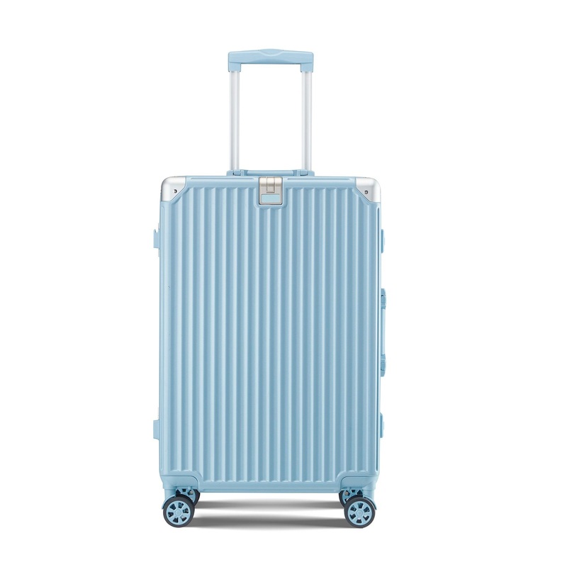 Wholesale Aluminum Travel Luggage Hard Shell Suitcase with Cup Holder Retractable Hook – Aluminum Luggage and Wholesale Travel Luggage price