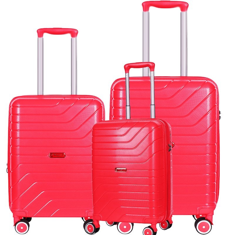 100% PP Matching Color Lightweight Travel Trolley Luggage Bag with Built-in Tsa Lock – Luggage Bag and Trolley Luggage price