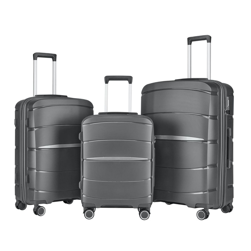 2025 Chic Roller PP Hard Shell Suit Cases Travel Trolley Luggage Set of 3 Piece (XHPP010) – Luggage and PP Luggage price