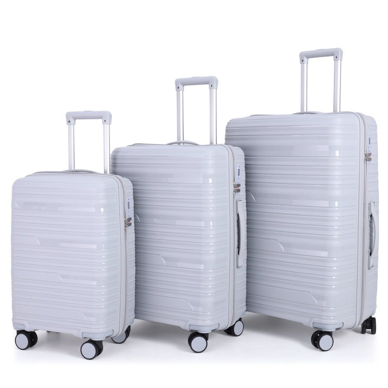 3 Piece Set Lock Colorful PP Trolley Luggage with Modern Bag Design – Trolley Luggage and PP Luggage price