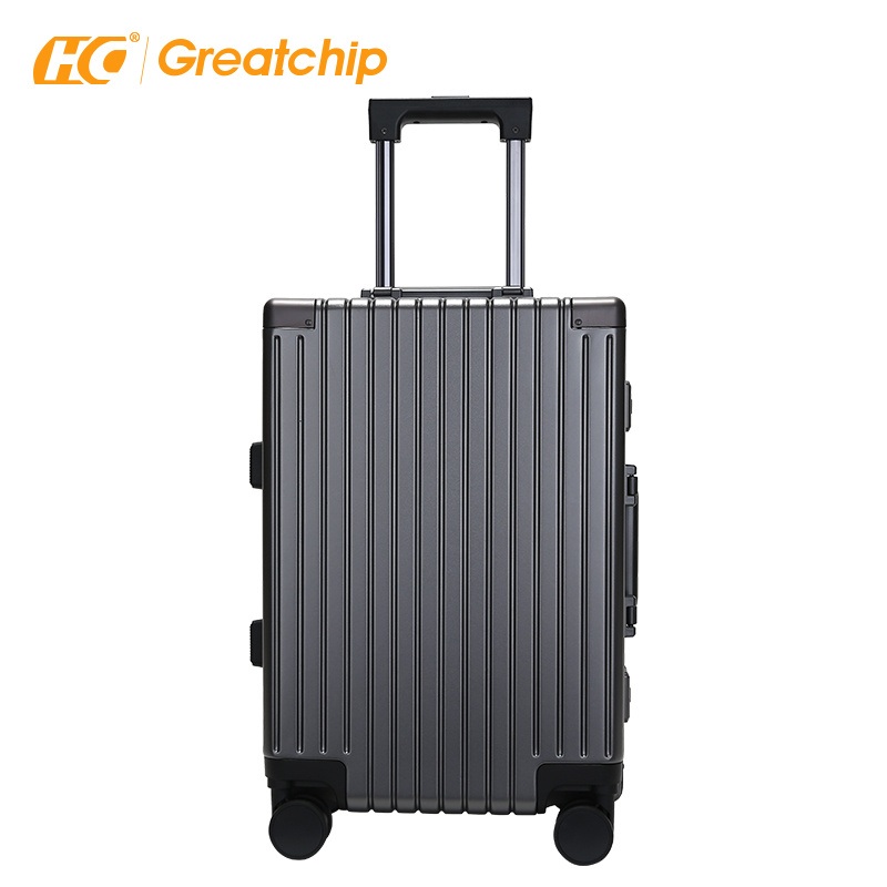 ABS PC Aluminum Frame Suitcase 5 Colors Metal / Plastic Protection Angle Luggage – ABS PC Aluminum Frame Suitcase and Sliver Luggage with Protection Angle price