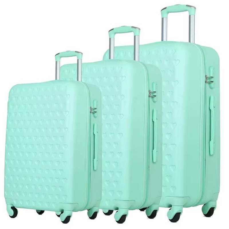 Factory Wholesale Universal Wheels 3PCS/Set ABS Trolley Luggage Suitcase Sets – Suitcase Set and Luggage Set price