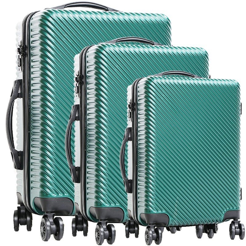 Fashion Super Shiny PC+ABS Aluminum Pipe Trolley Travel Luggage Suitcase of 3-Piece – Suitcase and Travel Luggage price