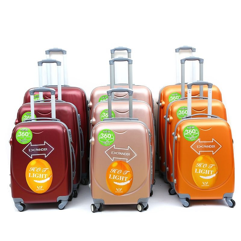 Happy Colorful Trolley Luggage Bag ABS Suitcase Travel Luggage – Trolley Bags and Trolley Case price