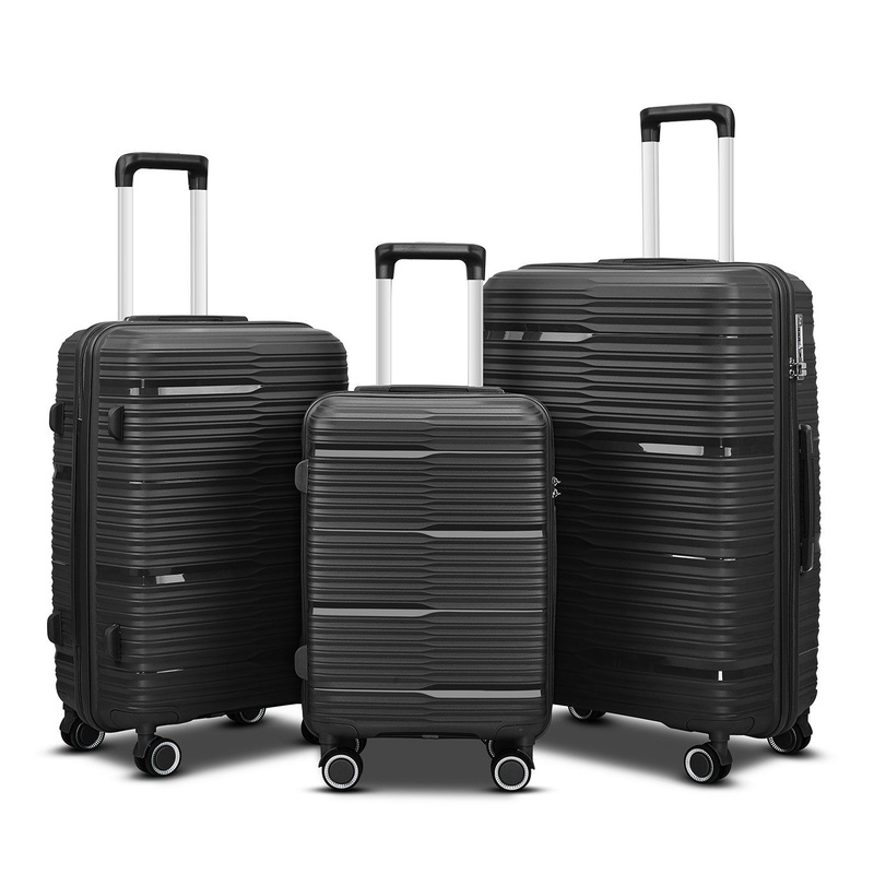Wholesale Price Hardside Luggage 3PCS/Set Suitcase Bags Travel PP Trolley Case (XHPP013) – Luggage and PP Luggage price