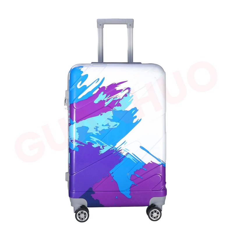 Wholesale Printed PP Shell 4 Spinner Trolley Luggage Bags – Luggage Bag Sets and PP Luggage price