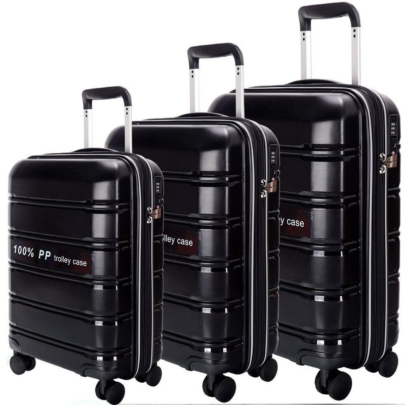 100% PP Trolley Luggage Three Sizes Accept Customized 5 Cm Expand – Wholesale Travel Luggage and Luggage price