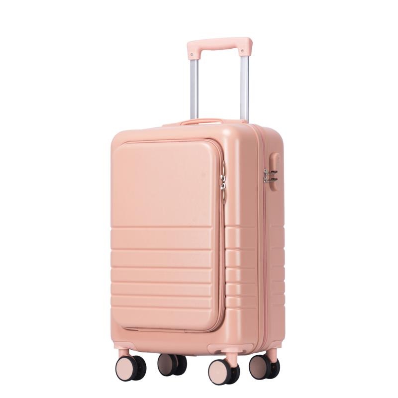 ABS PC Carry on Luggage 20 24 Koffer Front Opening Baggage – Carry on Luggage and 20 24 Koffer price