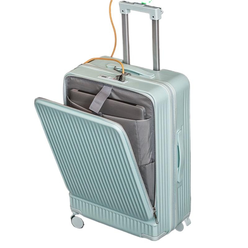 Cabin Travel ABS PC Hardside Carry on 18 Inches Luggage with USB Charger and Cup Holder – Suitcase and Luggage Set price