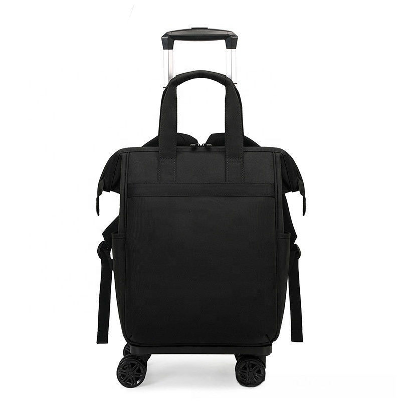 Custom Official Business Travel Trolley Overnight College Computer Backpack Rolling Suitcase Laptop Bag with Wheels – Custom Backpack and Official Backpack price
