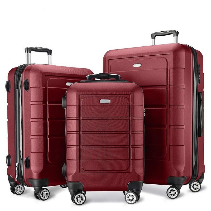 Elite 3-Piece Hardshell Zipper Luggage Set Luxury Trolley Travel Collection with Silent Spinner – Trolley Luggage Set and Hardside Luggage price