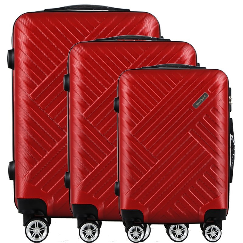Fashion ABS Spinner Double Wheels Travel Trolley Luggage of 3-Piece Set – Luggage and Trolley Luggage price