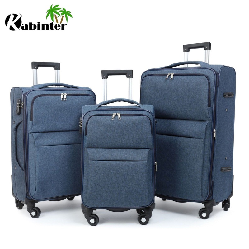 Guangzhou Manufacturer 20/24/28 Trolley Luggage Set Soft Luggage Bag with Spinner Wheels – Luggage Sets and Luggage price