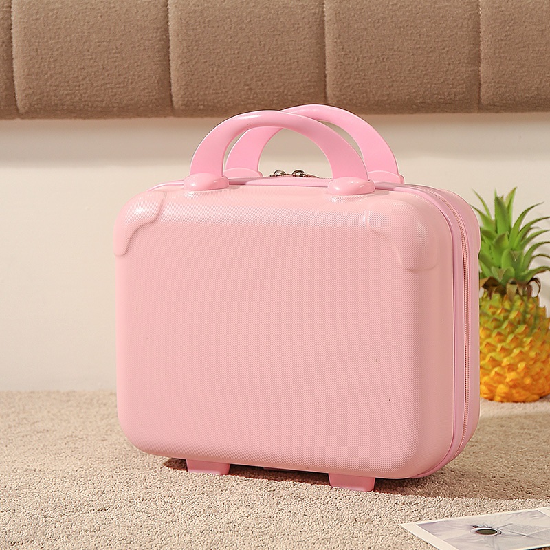 Hard Pink Beauty Case Valise Mini Luggage Organizer Makeup Suitcase for Women – Mini Luggage and Valise price