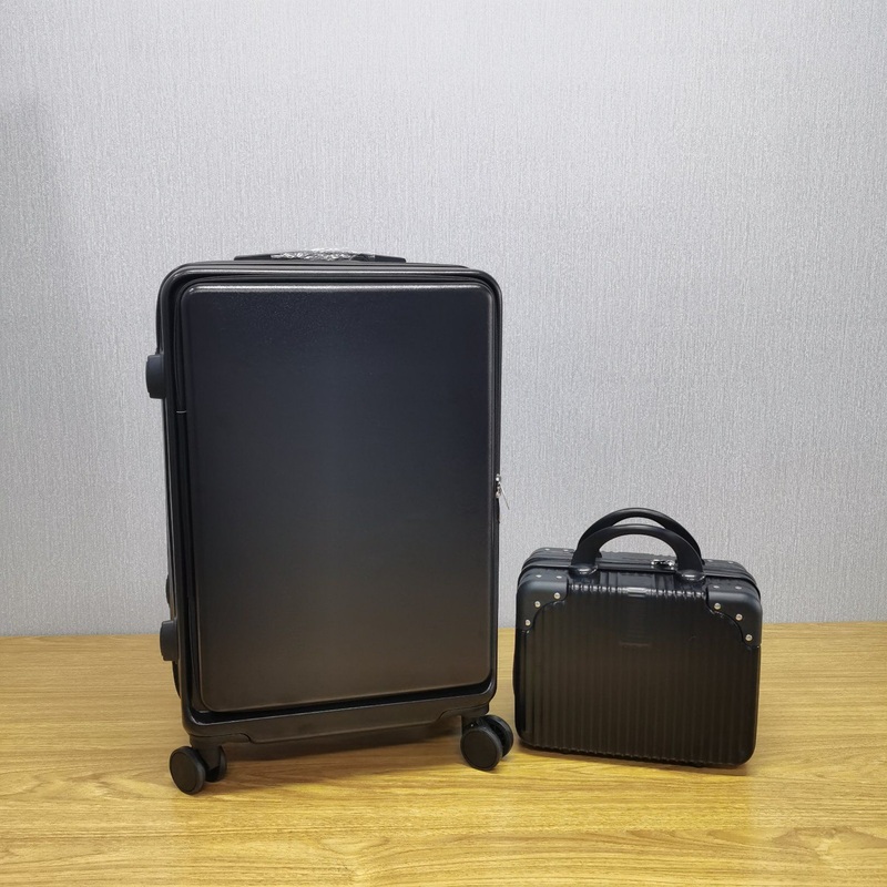 Lid Open Travel Trolley Suitcase with Wheels Set Trolley-Luggage with Laptop Compartment – Trolley-Luggage and Trolley Suitcase with Wheels price