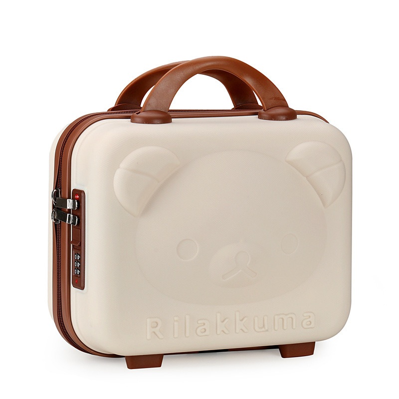 Portable Carrying Small Hard Shell Cosmetic Case Travel Bear Hand Suitcase – Suitcase for Makeup and Carry on Luggage price