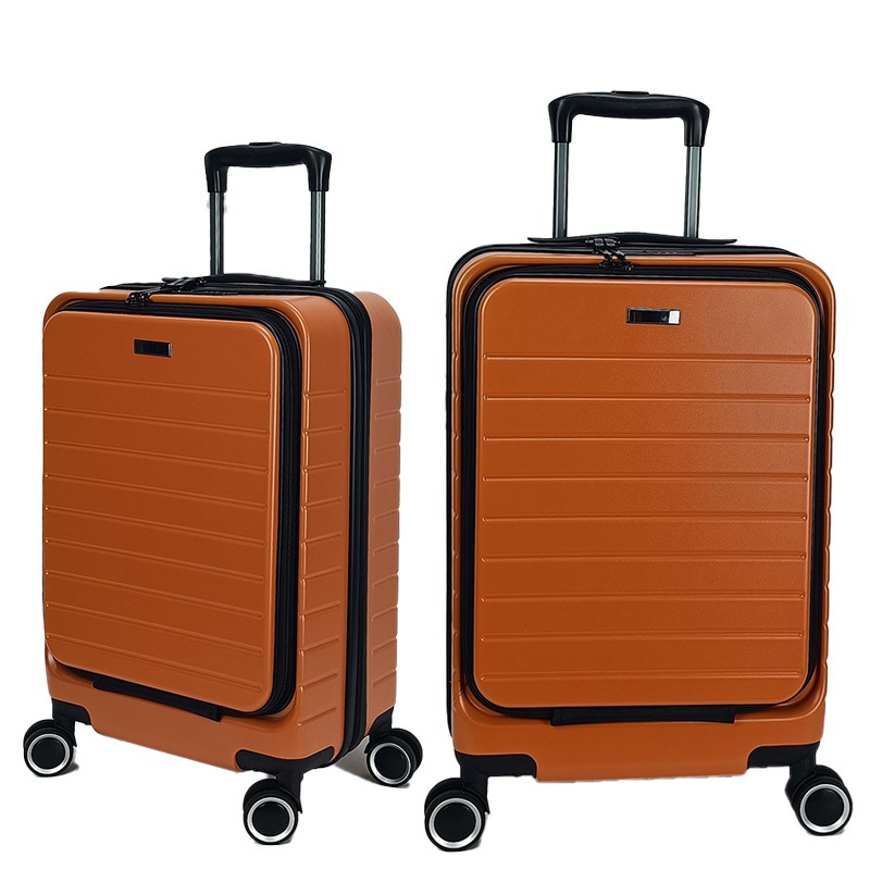 Wholesale 20 Inch Trolley Case Multifunction Front Open Luggage with High Quality Double Spinner Silent Wheels – Trolley Case Luggage and Trolley Luggage price