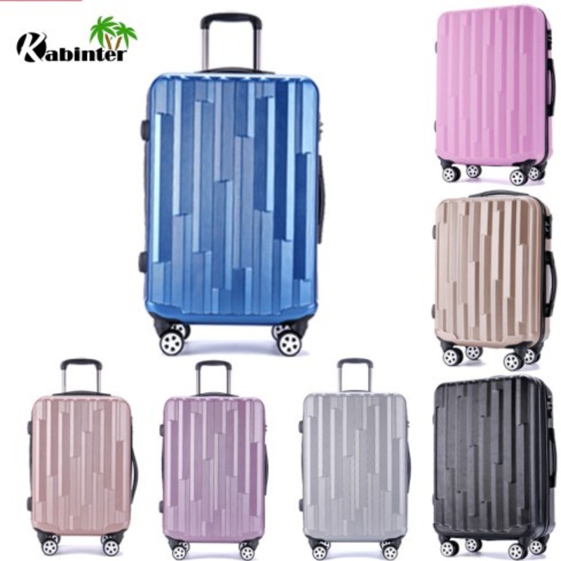 7colors Hybrid Trolley Luggage ABS+PC Travling Luggage 20/24 Luggage Set Zip Cover Luggage – PC Luggage and Luggage Bag price