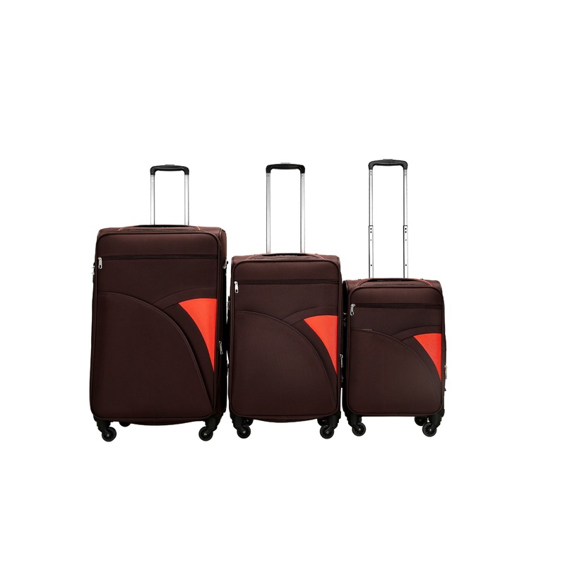 Color Contrast Design Anti-Dust, Anti-Impact, Big Capacity Good Hold Capacity Soft Suitcase – Soft Luggage and Color Contrast price