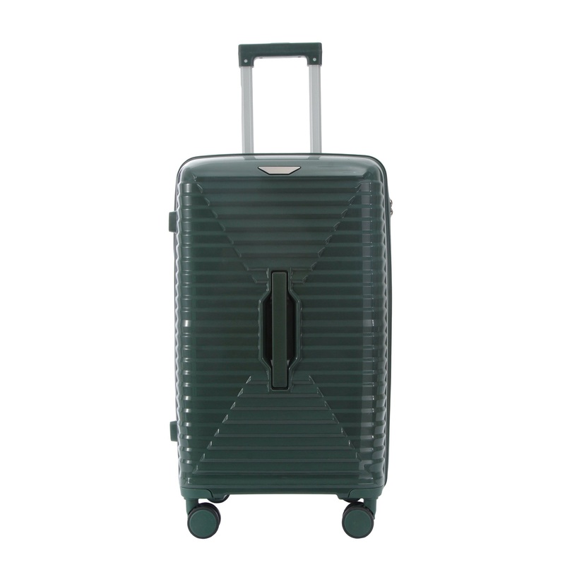 Large Capacity Suitcase Green Color Travel Luggage Handles for The Front Top and Side – PP Luggage and Trolley Luggage price