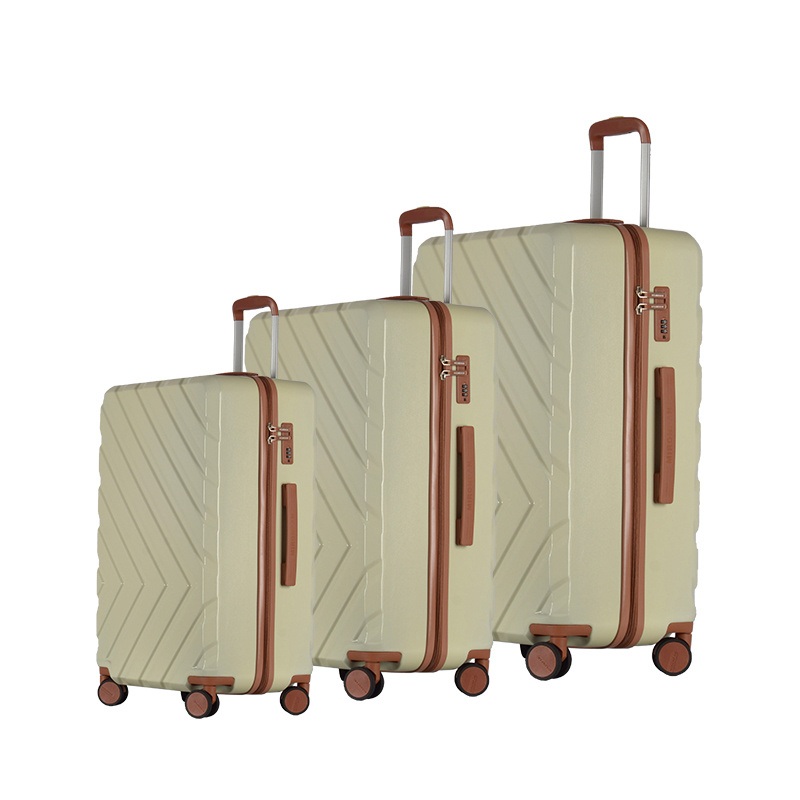 Nice Looking, New Model Warm Color in 2024 Travel Bags 3 Pecas Viagem Malas Hard ABS Trolley Bags Suitcase Luggage Sets – Suitcase Set and Luggage ABS PC price
