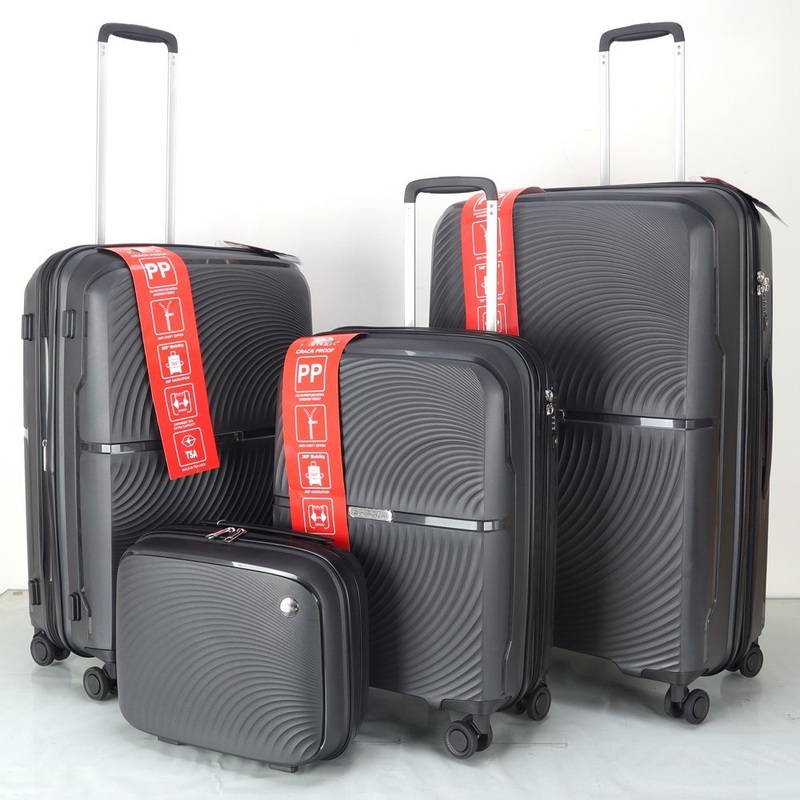 PP 4PCS New Model Valise Koffer Sets Travel Luggage Sets Suitcase with Ready Bag – PP Suitcase and 4PCS PP Suitcase Sets price