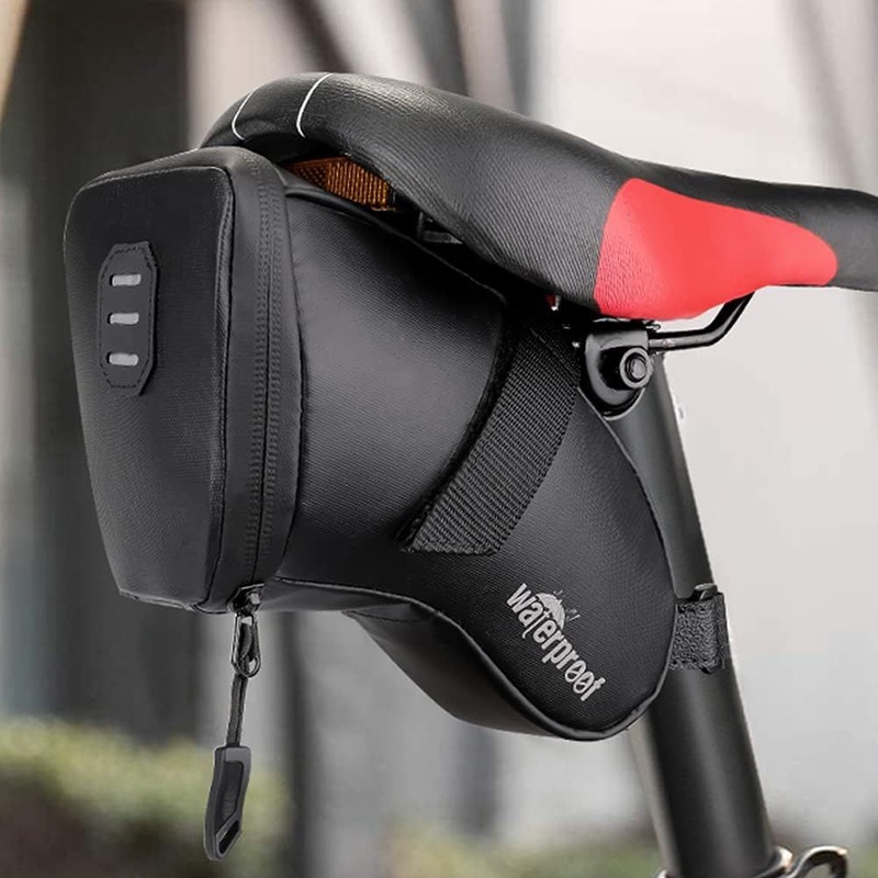 Waterproof 1L Capacity Roadbike Tools Bag Mountain Road Bicycle Saddle Tail Bag Bike Under Seat Pack for Cycling – Water-Resistance Bag and 1L Capacity Bag price