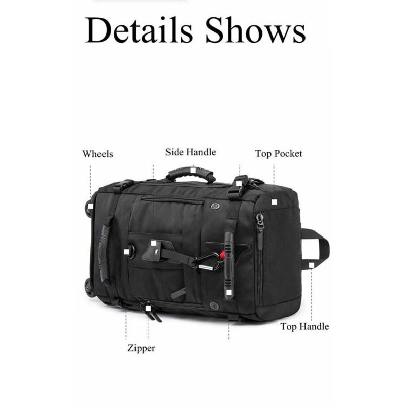 Waterproof Travel Bags Luggage Trolley Belt Gym Bags Sports Men Duffel Bag – Trolley Backpack and Bolso price