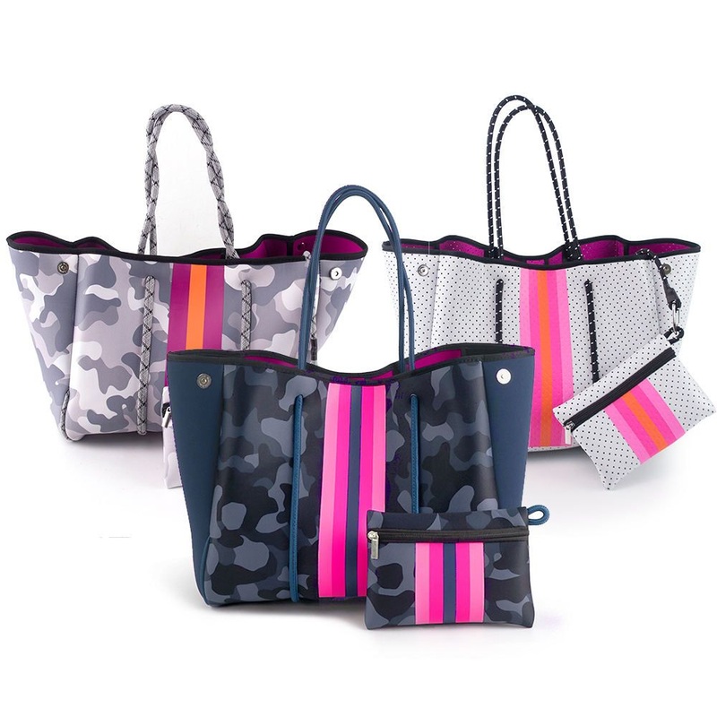 2025 Hot Sale Gym Bag New Women Neoprene Tote Bag Summer Purse Handbag Ladies Neoprene Beach Large Hand Bags for Women – Hand Bag and Shoulder Bag price