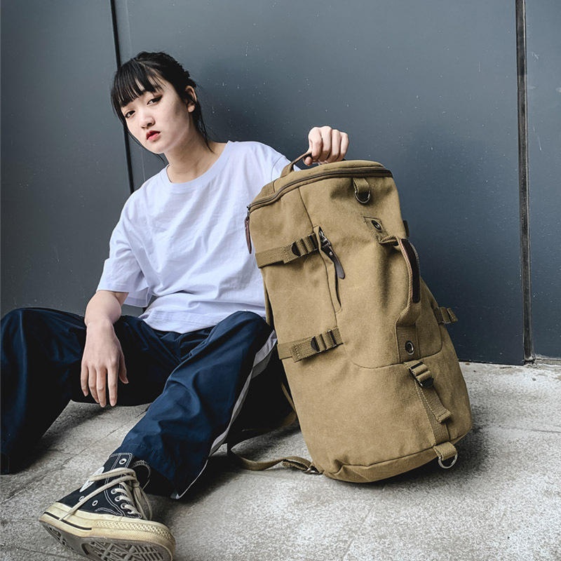 Best Multipurpose Laptop Backpack for Men Women Unisex Canvas Leather Travel Bag Laptop Notebook Diary College Office Corporage – Hand Bag and Shoulder Bag price