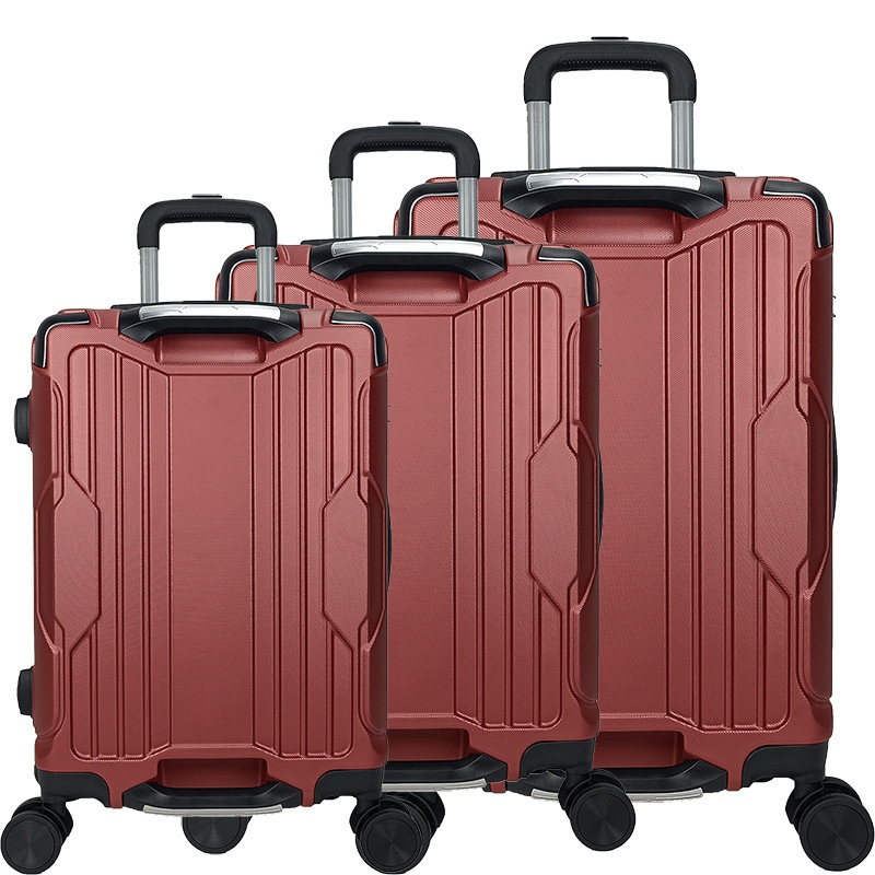 Custom ABS+PVC Trolley Suitcase Set with Corner Protectors for Travel Safety – Trolley Suitcase Set and Travel Suitcase price