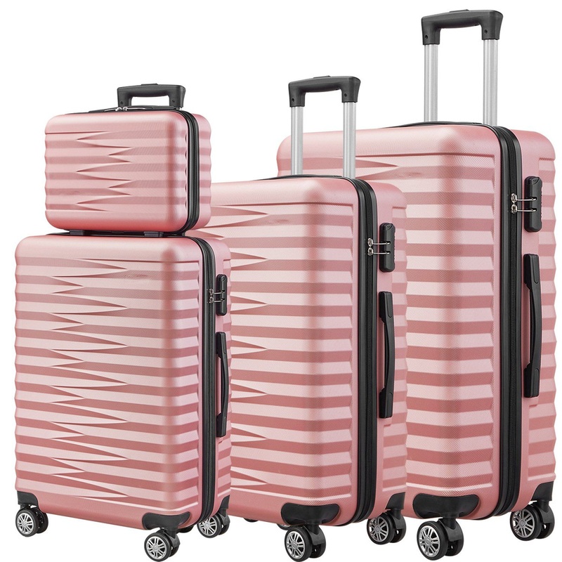 Customized ABS Trolley Luggage Travel Trolley Large Capacity ABS Travel Suitcase Sets – Suitcase Set and Luggage Set price