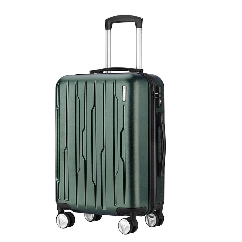 Dark Green 20 Inch ABS Hard Hand Trolley Luggage for Travel – Trolley Bag and Travel Luggage price