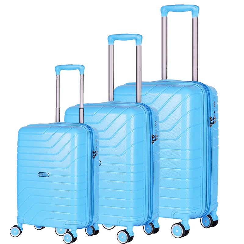 New Fashion 100% PP Matching Color Travel Trolley Luggage Set with Embedded Tsa Lock – Luggage Set and Trolley Luggage price