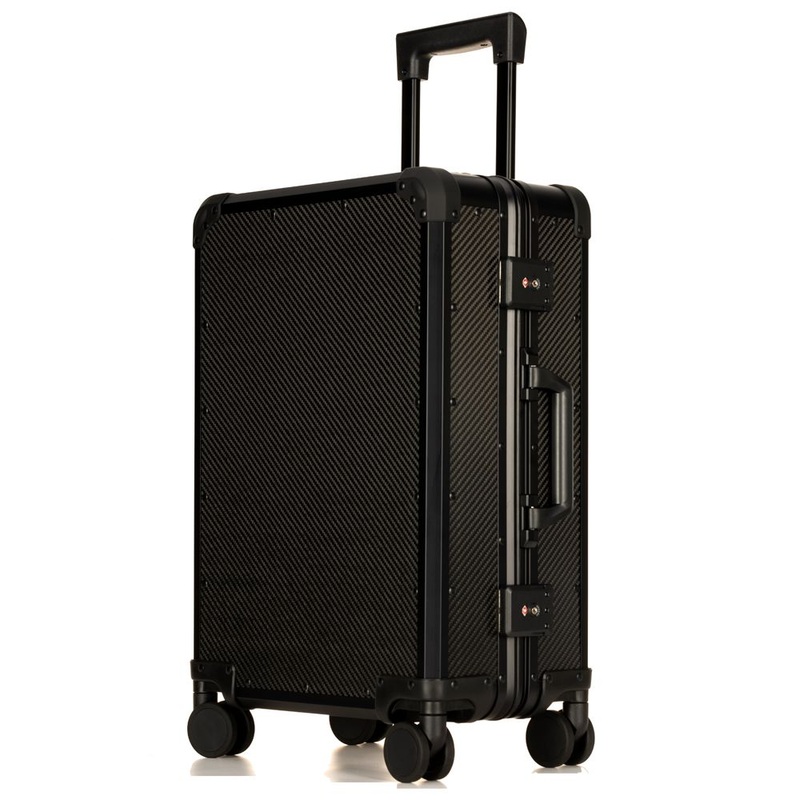 New Tech 3K Carbon Fiber Suitcase Ready Stock Luxury Luggage Size 20 24 Dropshipping – Carbon Fiber Suitcase and Real Carbon Fiber Luggage price