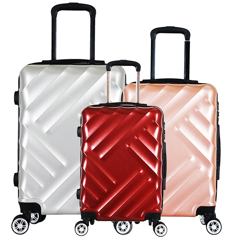 New Trend PC+ABS Matte Finish Travel Trolley Luggage Suitcase of 3-Piece Set – Suitcase and Travel Luggage price