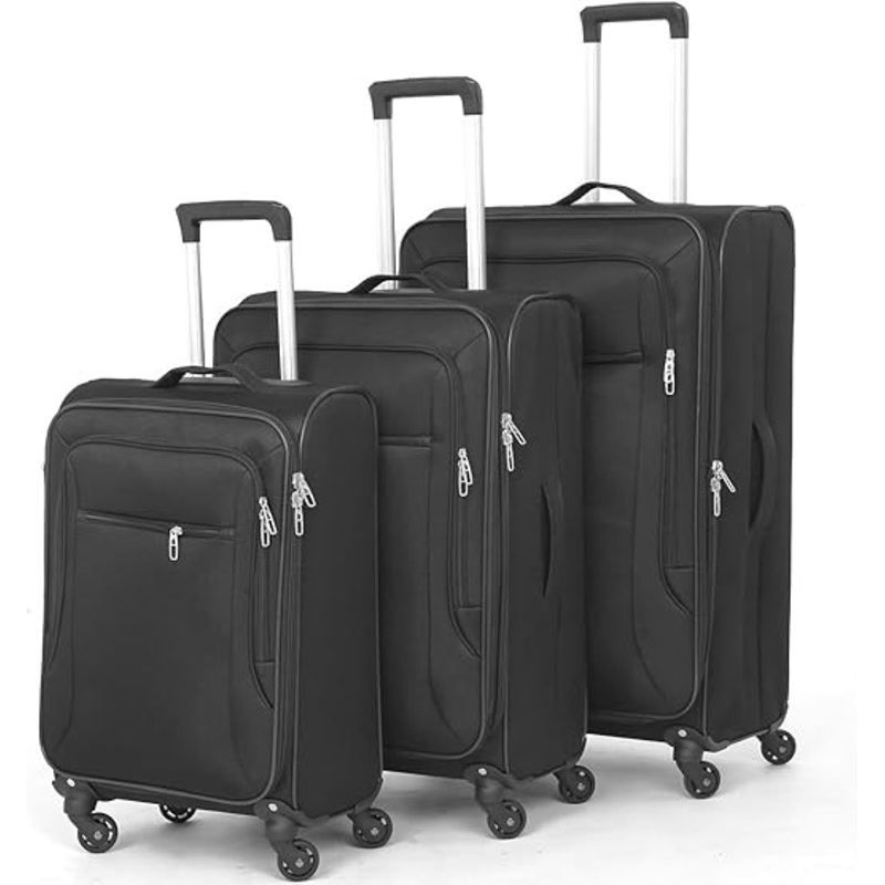 Soft Luggage Set OEM/ODM Fabric Factory Outlet Trolley Bag Set 20/24/28 – Luggage Bag Sets and Soft Luggage price
