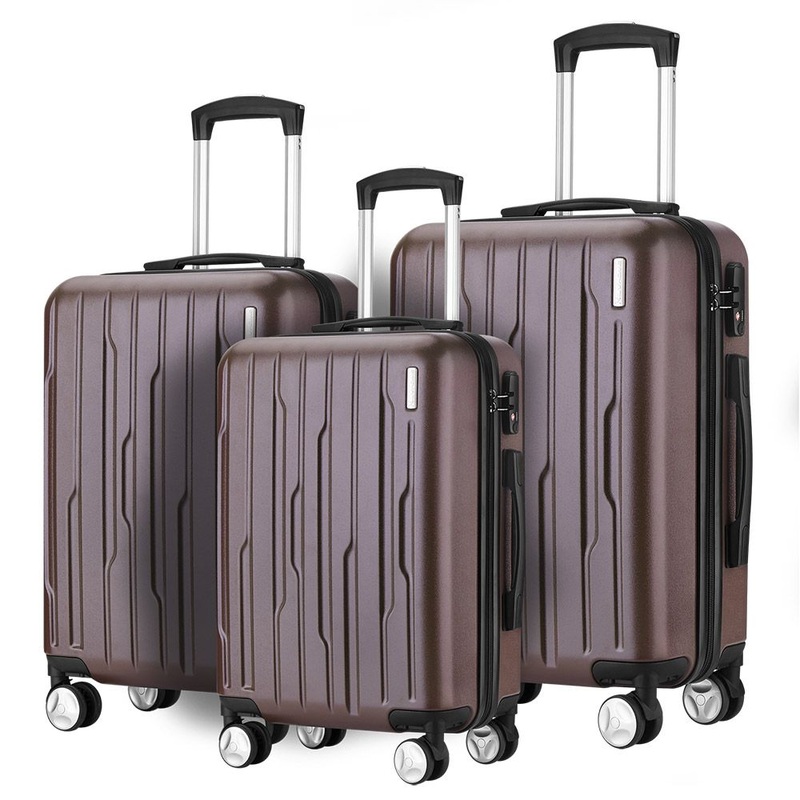 3 Pieces 20 24 28 ABS Hard Hand Trolley Luggage Set – Trolley Bag and Travel Luggage price