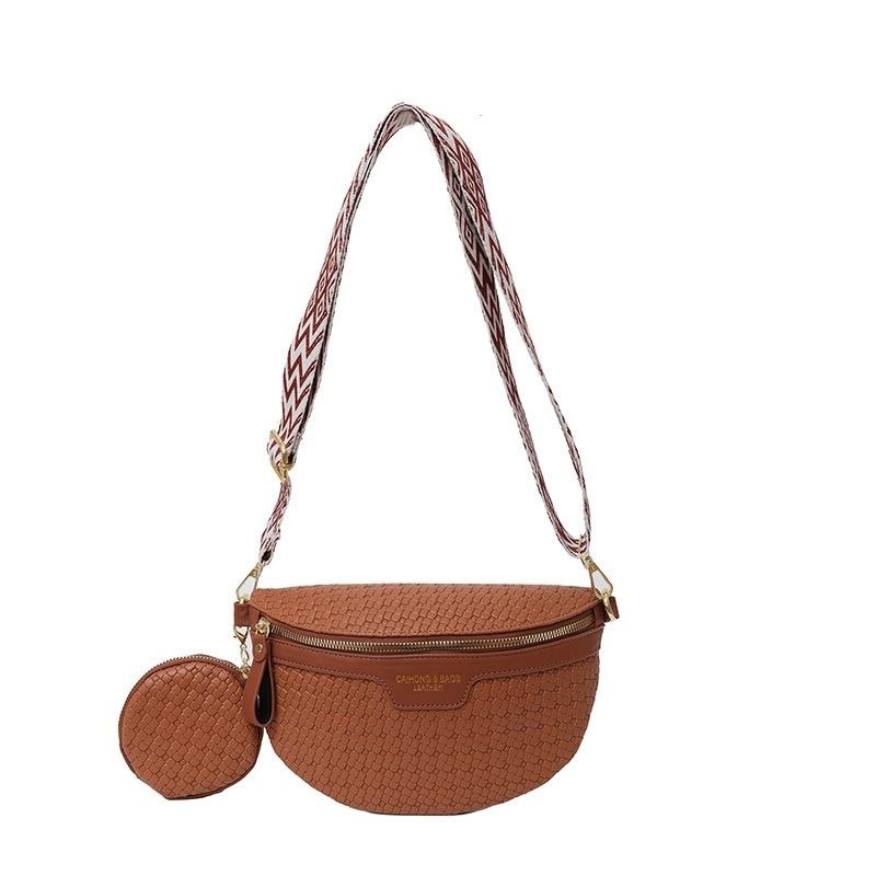 Casual Womens High-End Cross-Body Waist Bag New Trendy Korean Style PU Zipper Fashionable High-End Chest Bag for Mother-in-Law – Hand Bag and Shoulder Bag price