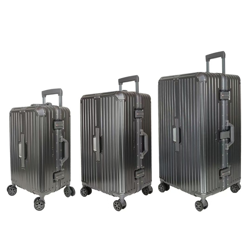 China Factory High-Quality Aluminum Frame Suitcase with Tsa Lock for Travel – Aluminum Luggage and Suitcase price
