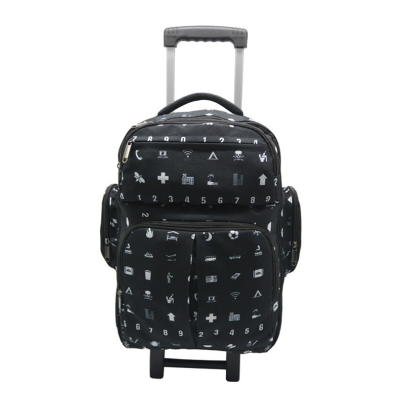China Hot Products Lightweight Backpack Hand Luggage Bags with 2wheels School Trolley Bag – Trolley Backpack and Bolso price