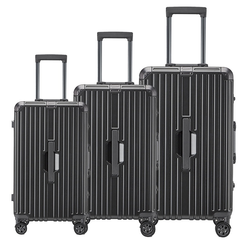 Classic Retro Aluminum Frame Trolley Travel Suitcase Strong Quality Luggage – Trolley Travel Suitcase and Travel Suitcase price
