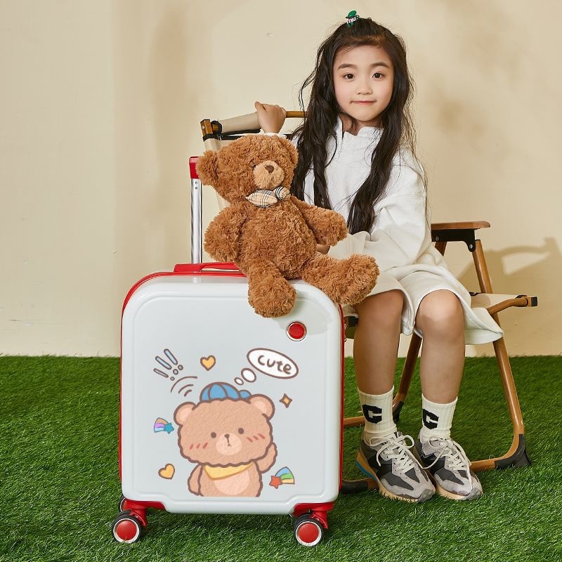 Cute Kid Lightweight Spinner Case Travel Suitcases Carry on Trolley Luggage – Luggage and Luggage Set price