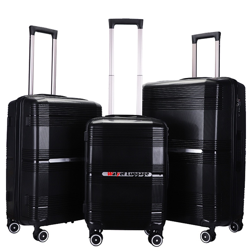 Fashion 100%PP 3-Piece Set Travel Trolley Luggage Bag with Built-in Tsa Lock – Luggage Bag and Trolley Luggage price