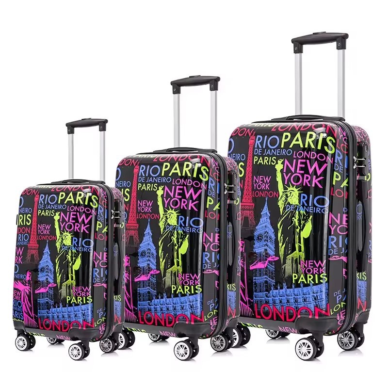 Fashion High Quality Custom Luggage Large Capacity Wear-Resistant Travel Suitcase – Suitcase Set and Luggage Set price