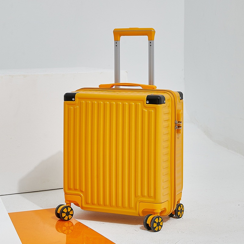 New Design 16 Inch Trolley Bag Luggage in Yellow Color – Suitcase and Trolley Bag price